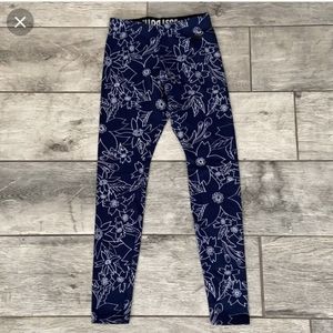 Nike Navy Floral Leggings